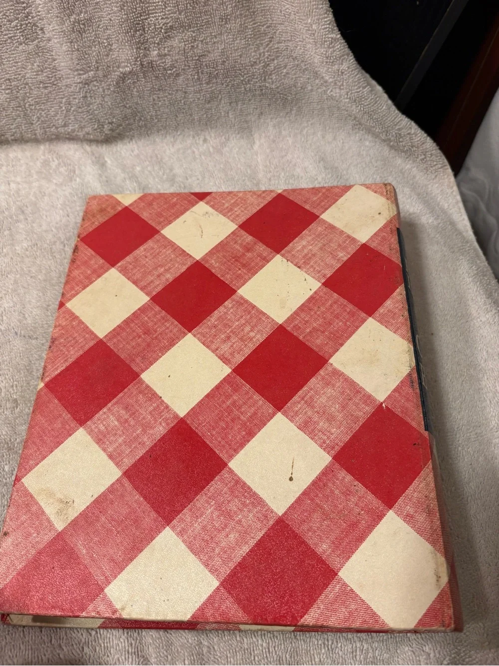 Better Homes And Gardens Red and Cream Check Cookbook